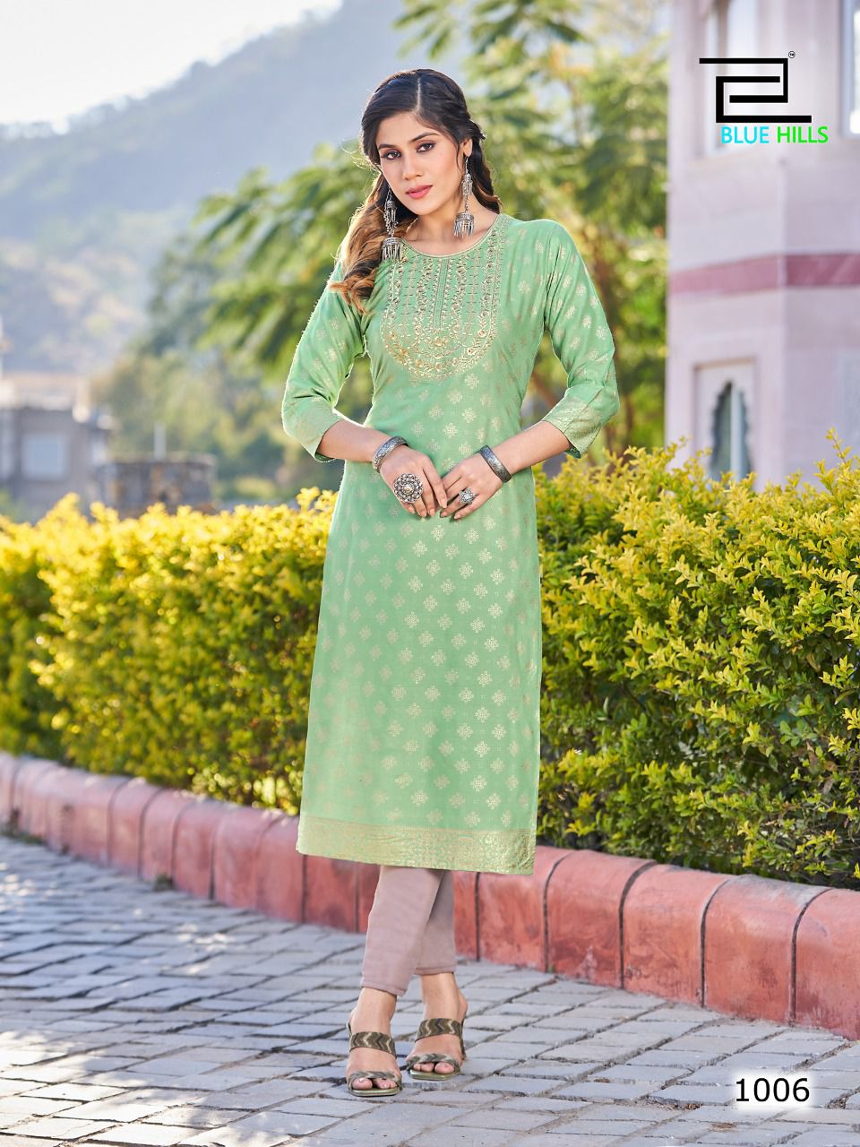 Blue Hills Freddy Wholesale Designer Plus Size Kurti Catalog